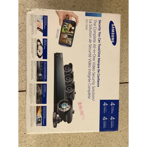 Camara Vigilancia Samsung 4. Modelo Sds-v3040. Todo Incluido