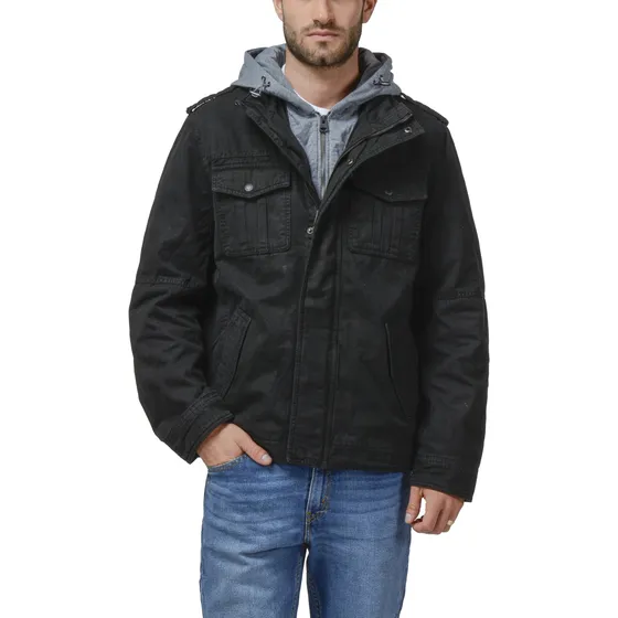 Casaca Hombre Military Sherpa Negro Levis 59491-0488