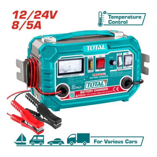 Cargador De Batería 12/24v Automotriz Total
