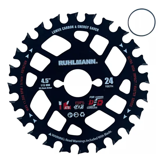 Disco Corte Madera 4,5 Pulgada 115mm Punta Widia Litium Line
