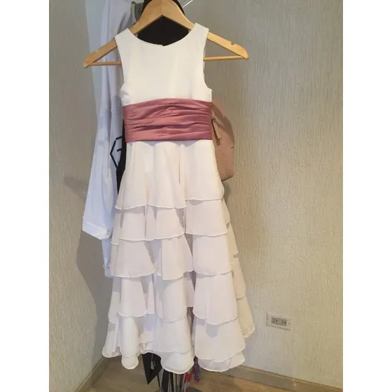 Vestido De Fiesta Nina Talla 7 (k25)