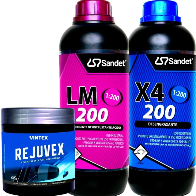 X4 200 Desengraxante Sandet 1l Lm 1l Rejuvex Plástico Vonixx
