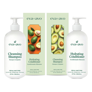 Set De Champú Y Acondicionador Eva + Avo Cleansing 240 Ml Set De Champú Y Acondicionador Eva + Avo Cleansing 240 Ml