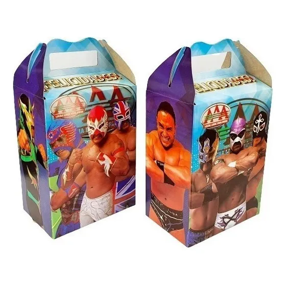 Lucha Libre 25 Cajas Dulceras Articulos De Fiestas