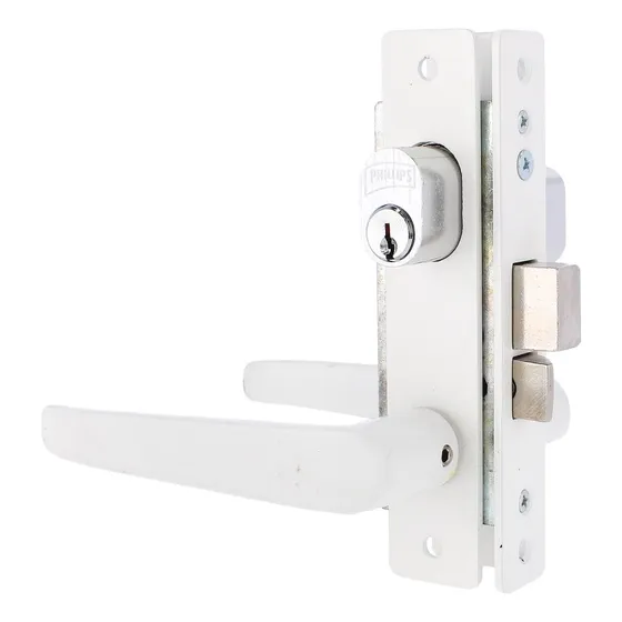 Cerradura Phillips 549 Perfil Aluminio Manija Llave Mariposa