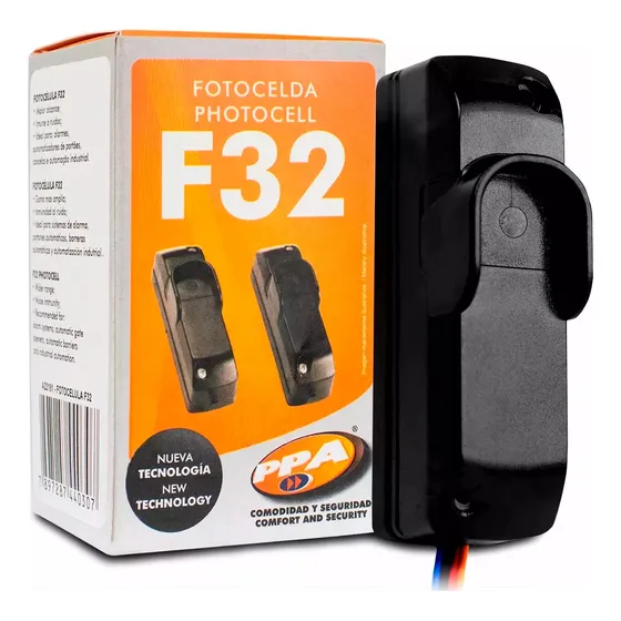 Sensor Fotocelula Ppa F32 Mini Para Portoes E Cancelas