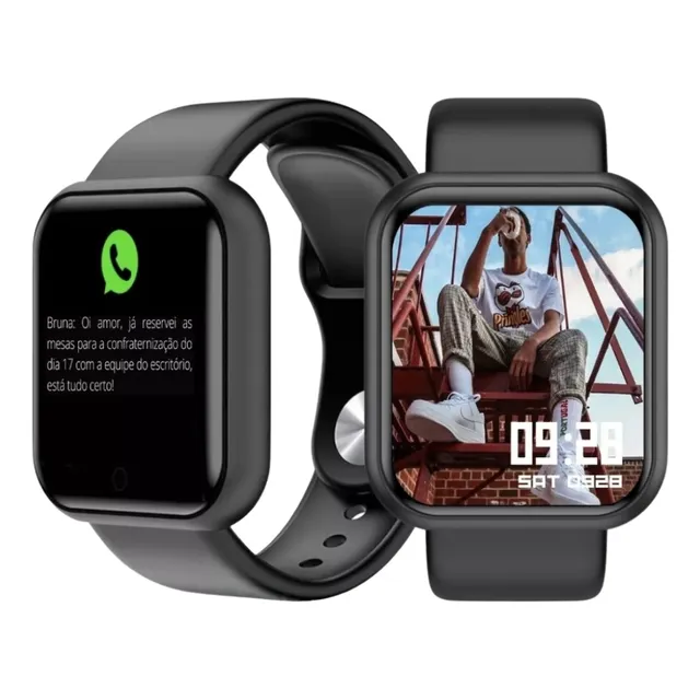 Relogio Smartwatch Top Whats Msg Face Lançamento 2021