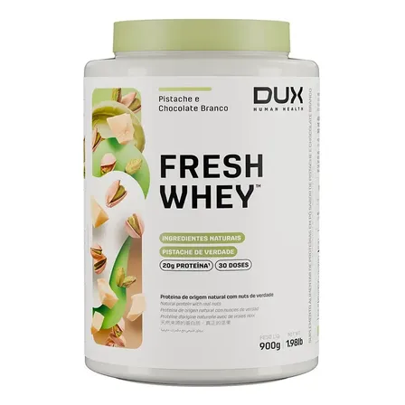 Freshwhey Pistache E Chocolate Branco - Pote 900g - foto 1