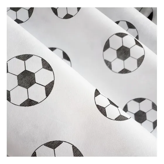 Tnt Estampado Bolas De Futebol Copa 1,4m X 10 Metros