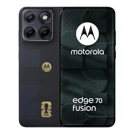 Celular Motorola Edge 70 Fusion Edición Fifa Negro