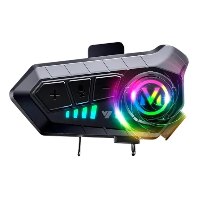 Fone De Ouvido Para Capacete Comunicador Bluetooth V10 Plus