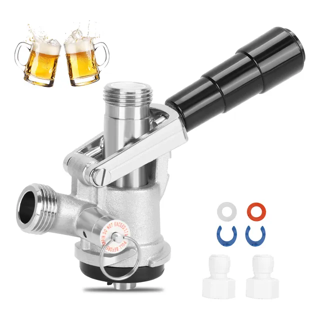 Válvula Extratora Tipo S Engate Rápido Barril Chopp Cerveja