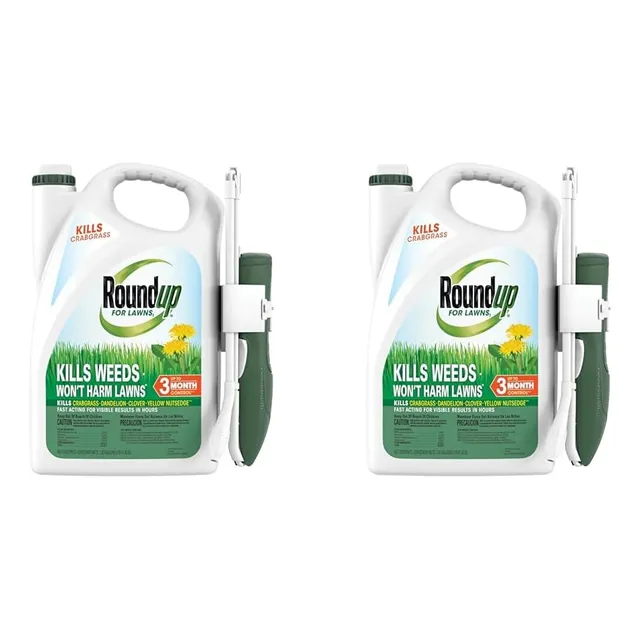 Roundup Ready To Use Weed Grass Killer Iii With Sure Shot Wand Use Around Vegetable Gardens Tree Rings Flower Beds