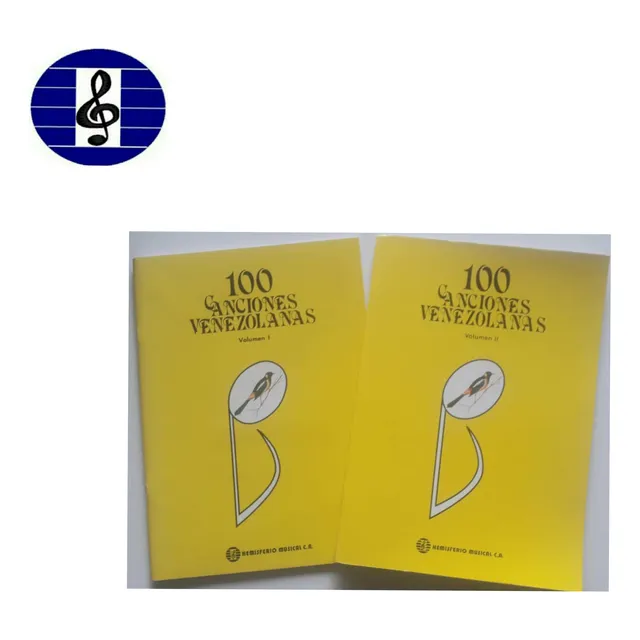 Libro 100 Canciones Venezolanas Piano Vol. 1 Y Vol. 2
