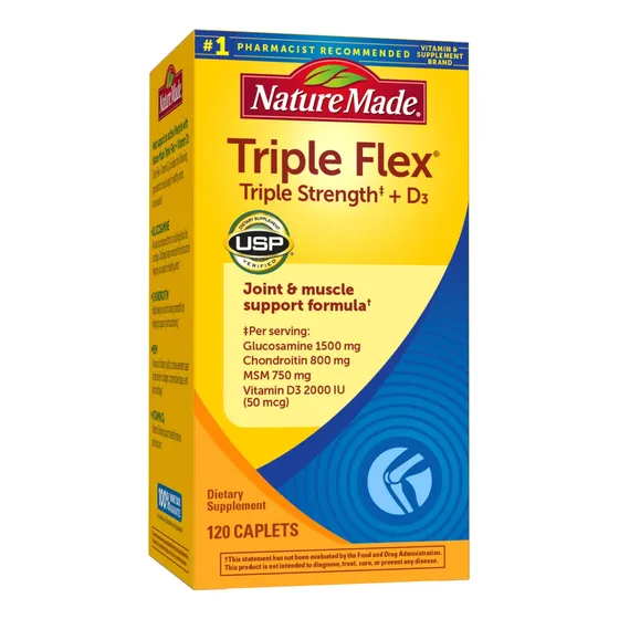 Suplemento Nature Made Tripleflex Triple Strength 120 Cápsul