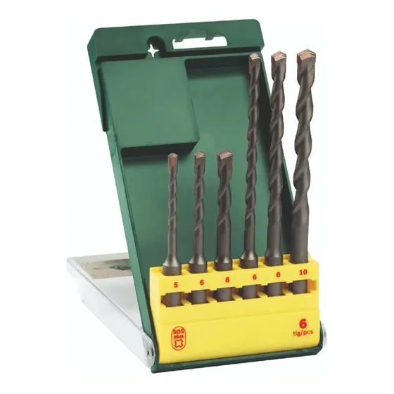 Set Juego Mechas Bosch 6 Piezas Sds Plus Para Rotomartillo