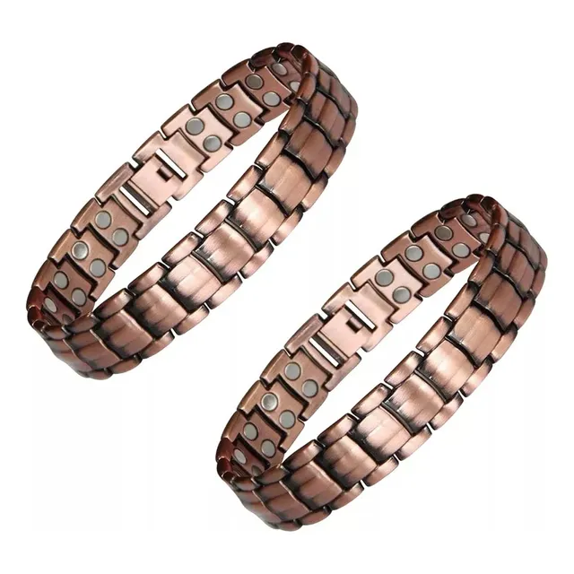 Y 2xpulsera Cobre Puro Curativo For Hombre For La Artritis