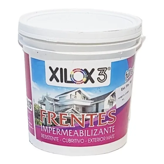 Latex Exterior Frentes Impermeabiliza  Xilox - 4 Lts M.envio