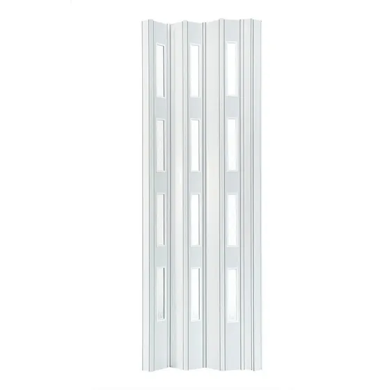 Puerta Vidrio Plegadiza Pvc Reforzada 10mm Plegable A Medida