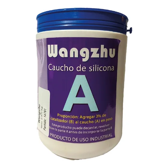 Caucho De Silicona Wangzhu X 1kg Moldes Por Colada - Liquido