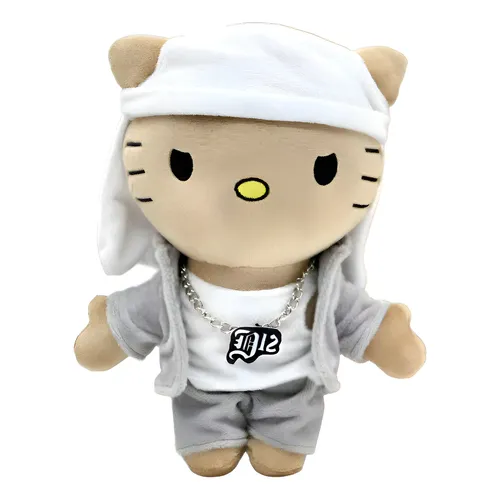 Hello Kitty x Eminemエミネム　ぬいぐるみ ストリートスタイル Pelucia Boneco Eminem D12 Hello Kitty Plush Doll Gift | MercadoLivre