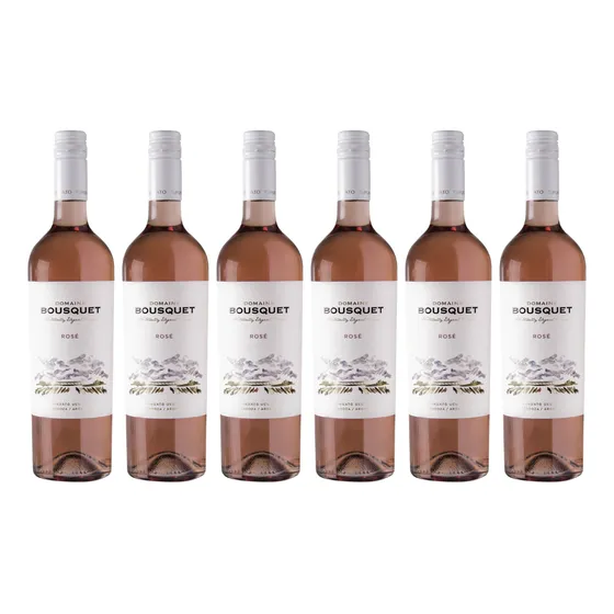 Vino Domaine Bousquet Premium Rose 6x750 Ml Orgánico