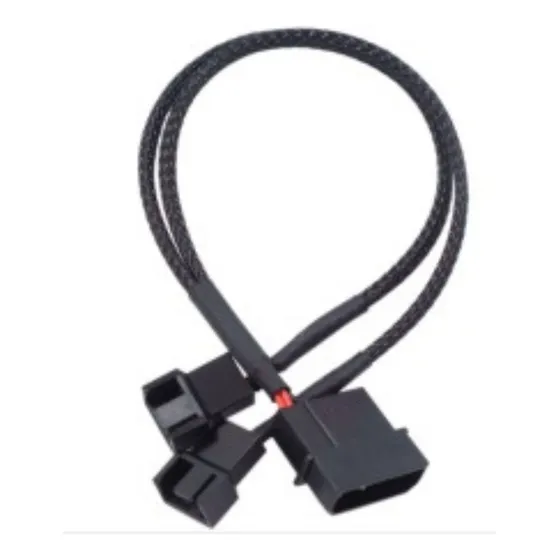 Cabo Molex 1 Para 2 Saídas Energia Fonte Pc Extensor