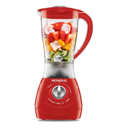 Liquidificador Power Filter Mondial Vermelho 550W L-77