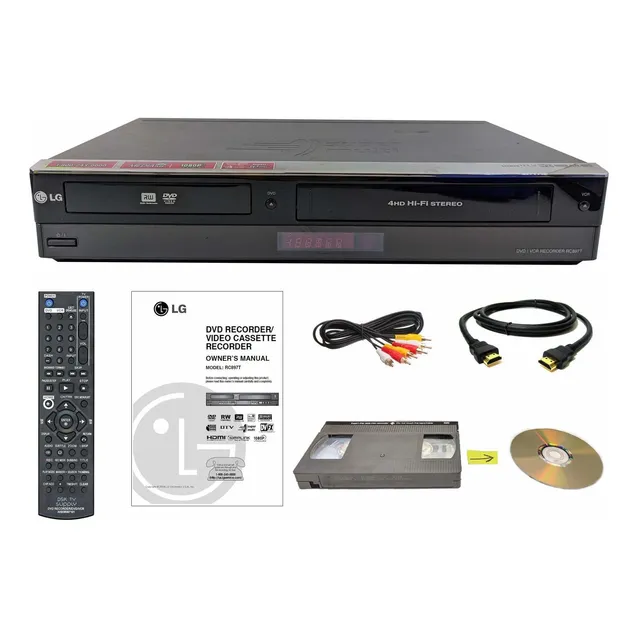 LG Vhs To Dvd Recorder Vcr Combo Remote Hdmi Renovado