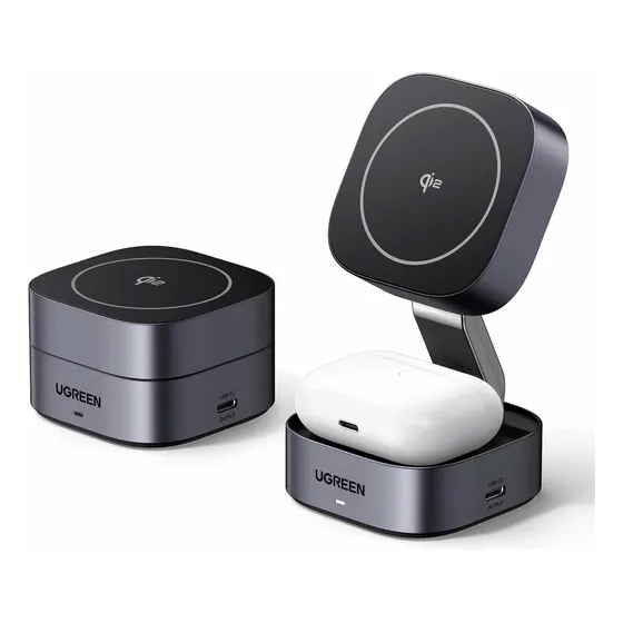 Cargador Ugreen Inalámbrico Magsafe 2 En 1 Fast W702 35316