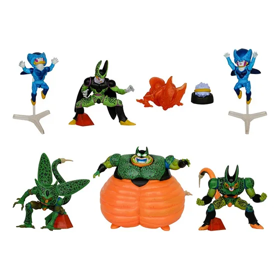 Dragon Ball Colección 8 Figuras Bolsa Transformaciones Cell 