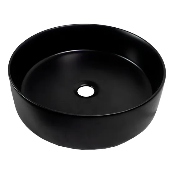 Lavabo Negro Ovalin Elegante Ceramico Premium