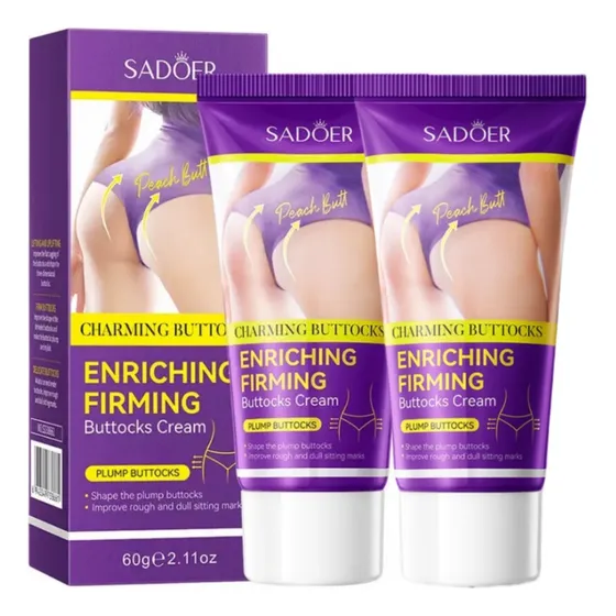 Crema/gel Tratamiento Crecer Aumentar Reafirmar Glúteos, 2 U
