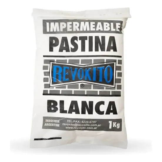 Pastina Blanca Impermeable Para Juntas Revokito X 1kg.