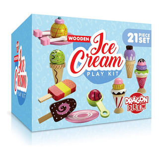 Dragon Drew Ice Cream Toy - Pretend Ice Cream Set - Juego De Dragon Drew Ice Cream Toy - Pretend Ice Cream Set - Juego De