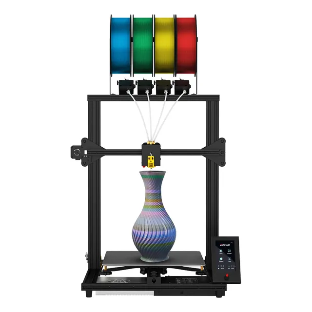 Impresora 3d Zonestar Z8pm4 Pro Fdm Con Área De Construcción
