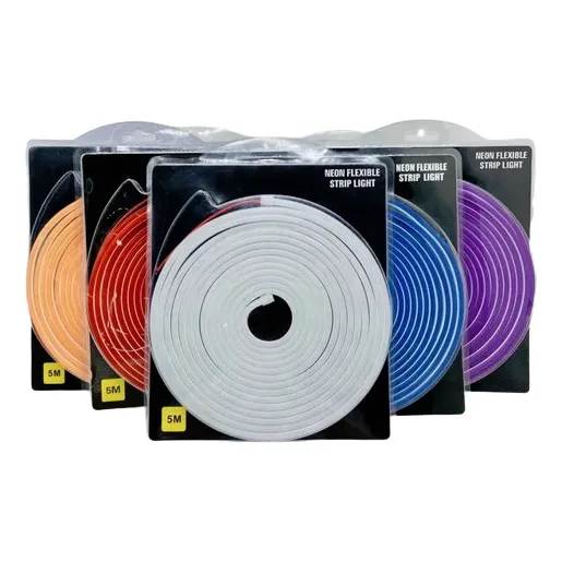 Cinta De Neon Flex 5 Metros Varios Colores Sin Transformador