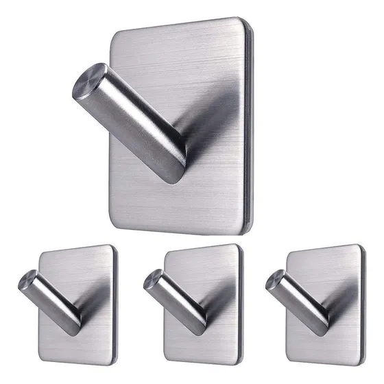 Ganchos Colgar Toallas Baño Cocina Placares.autoadhesivos X4