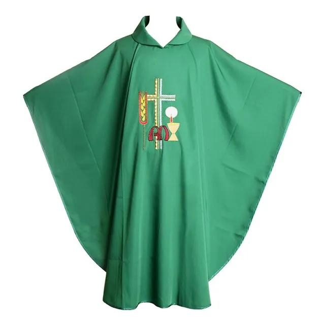 Blessume Casulla Verde Vestiduras Sacerdotales
