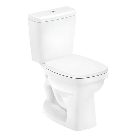 Kit Bacia Celite Com Caixa Acoplada Completo Like Branco Branco