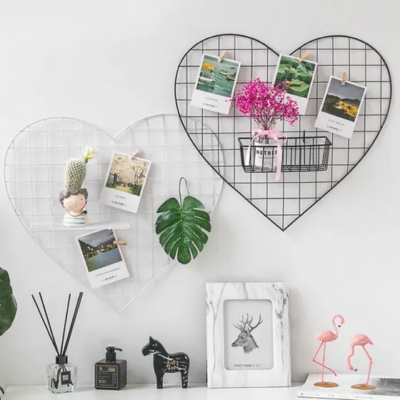 Rejilla Metalica Decorativa Forma De Corazón