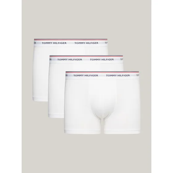 Pack 3 Bóxers Trunk Algodón Blanco D22 Tommy Hilfiger