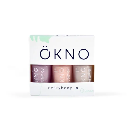 Ökno Nude Skin Trío Esmalte Gel Vegano  9free 023-016-008