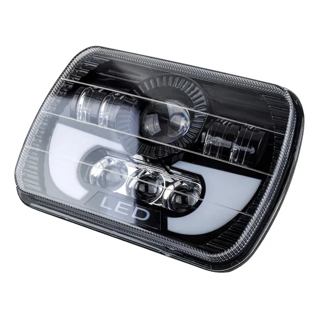 Faro De Led Para Optica Rectangular Ficha H4 + Posicion