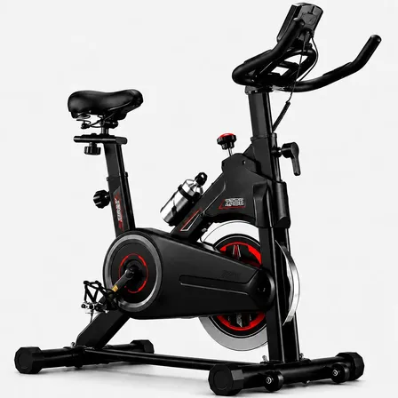 Bicicleta Ergométrica Spinning 8kg Silenciosa, Até 130kg Preto