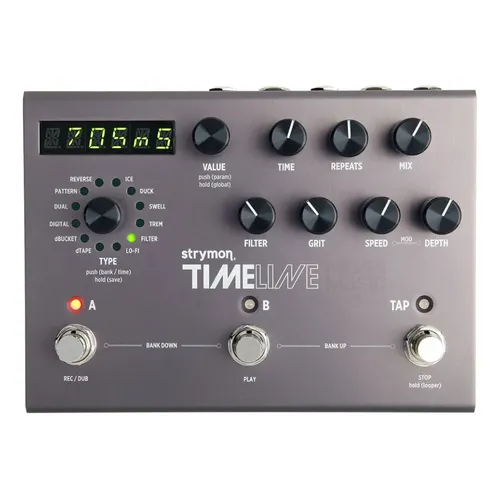 Pedal de Efeito Multi-Efeitos Strymon Mobius Azul 45 Modulações