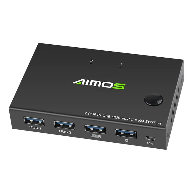 Conmutador De Teclado Usb Conmutador De Ratón Kvm Hdmi