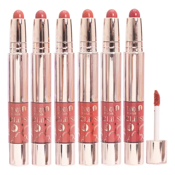 Labial Doble Barra Y Gloss Eclipse Trendy