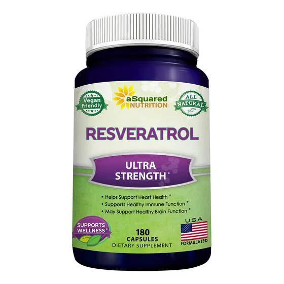 Squared Nutrition Supplemento De Resveratrol, 1000 Mg, 180