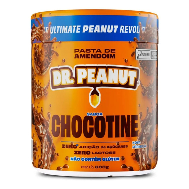 Pasta De Amendoim Com Whey Protein - 600g - Dr. Peanut Pasta De Amendoim Com Whey Protein - 600g - Dr. Peanut